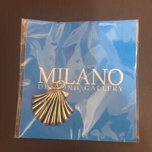 Silver milano diamond gallery shell